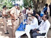 लोकसभा निवड्णुकीसाठी विधानसभा मतदार केंद्रावर आरोग्य विभागाची गस्ती