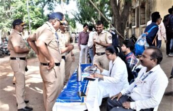 लोकसभा निवड्णुकीसाठी विधानसभा मतदार केंद्रावर आरोग्य विभागाची गस्ती