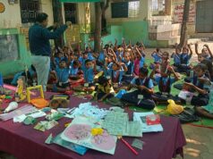 विद्यार्थ्यांनी घेतला उन्हाळी शिबिराचा लाभ