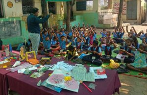 विद्यार्थ्यांनी घेतला उन्हाळी शिबिराचा लाभ