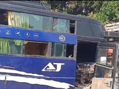 ट्रॅव्हल्स बसला भीषण अपघात, एकाचा मृत्यू; 17 जखमी