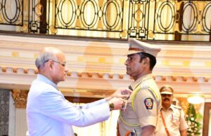 पोलिस उपअधीक्षक लोखंडे यांना राष्ट्रपती पोलिस पदक