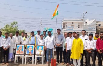 तिरोडात राष्ट्रवादी काँग्रेसचा वर्धापन दिन साजरा