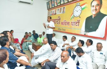 गोंदिया जिल्हा राष्ट्रवादी काँग्रेस कार्यकारिणीची बैठक संपन्न