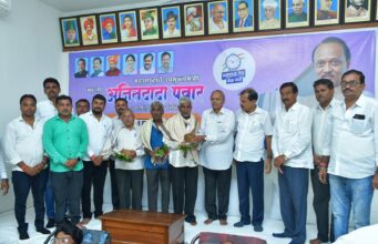 ना.पवारांच्या वाढदिवसानिमित्त रक्तदान शिबीर व ज्येष्ठ नागरिकांचा सत्कार