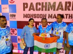 पंचमढी येथील मैराथान स्पर्धेत मुन्नालाल यादव व्दितीय