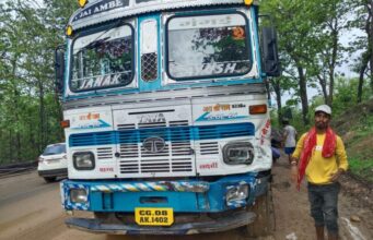 भरधाव ट्रकची पोलिस वाहनाला धडक; एक ठार