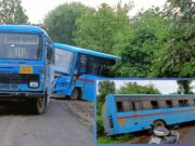 कोसमतोंडी-सातलवाडा-विर्शी मार्ग देताहेत अपघाताला आमंत्रण