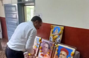 सरस्वती विद्यालयात लोकमान्य टिळक पुण्यतिथी तसेच अण्णाभाऊ साठे जयंती साजरी