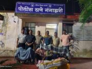 जुगार अड्डयावर पोलिसांची धाड; जुगार खेळणाऱ्या सहा जणाना अटक