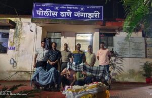 जुगार अड्डयावर पोलिसांची धाड; जुगार खेळणाऱ्या सहा जणाना अटक