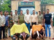 सागौन की तस्करी करनेवाले चार अरेस्ट