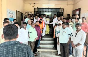 बदलापूर घटनेचा निषेध; नराधमावर कडक कारवाई करा, तालुका महाविकास आघाडी घटक पक्षाची मागणी