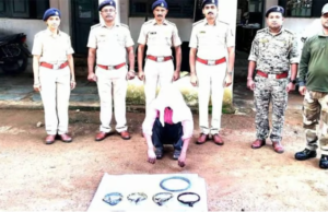 वन्य प्राण्यांचा शिकार करण्याच्या बेतात असलेल्या आरोपीस अटक