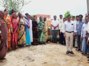 फुलचुर येथे रस्ता बांधकामाचे भुमिपुजन