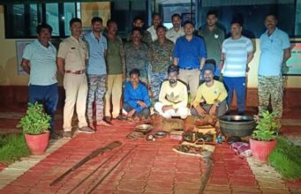 रानडुक्कर आणि चितळाची शिकार करणार्या चौघांना अटक; अर्जुनी मोरगाव वनविभागाची कारवाई