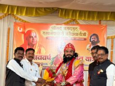 गुढीपाडवा शोभायात्रेने अर्जुनी नगरी दुमदुमली (जिल्हा रामानंद संप्रदायाकडून भव्य दिव्य शोभायात्रेचे आयोजन )