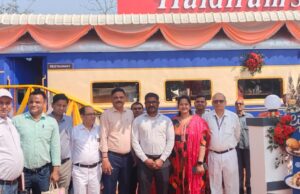 गोंदिया रेलवे स्टेशन परिसर में रेल कोच रेस्टोरेंट का शुभारंभ