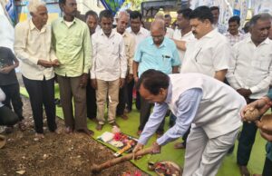 सेवा सहकारी संस्थेच्या इमारतीचे आ. बडोले यांच्या हस्ते भूमिपूजन