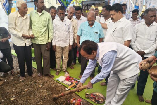 सेवा सहकारी संस्थेच्या इमारतीचे आ. बडोले यांच्या हस्ते भूमिपूजन